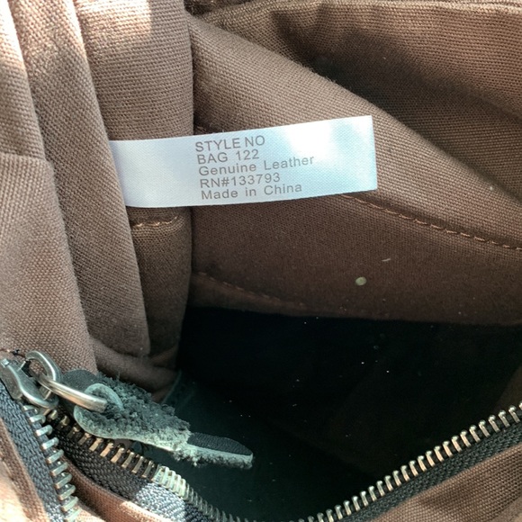 POL Hunter Green Leather Backpack - Picture 8 of 10